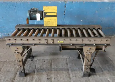 SPC8842  Conveyor 14.5" wide x 60" long size Matthews powered roller conveyor CS