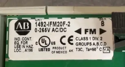 Allen Bradley 1492-IFM20F-2/B Interface Module Loc3C27