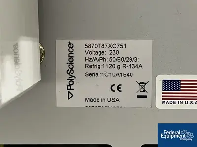 USED Halloway 50 Liter Holloway Single use Bioreactor