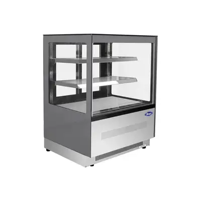 New | in-Stock Atosa New Atosa RDCS-35 Floor Model Refrigerated Display Square, 35" Display Refrigerators Illinois US | Falcon Restaurant Supply #1375276