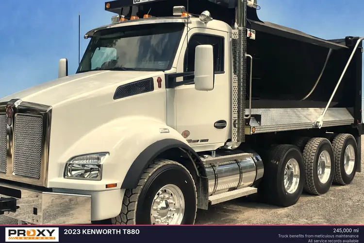 Used 2023 KENWORTH T880 Dump trucks Alabama US | Proxy Equipment #1382959