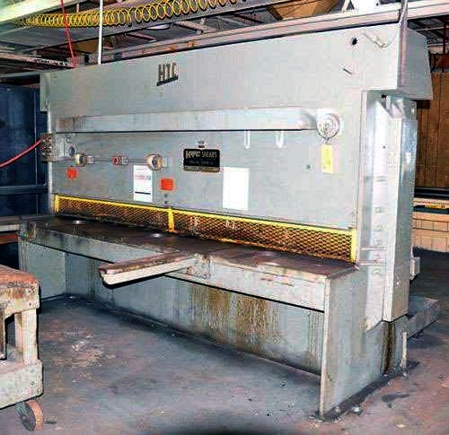 Used HTC 250-10A Power Squaring Shears (Inch) Pennsylvania US | Hadanich Machine #1439268