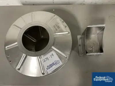 USED Vector 8 Liter Coating Pan for Vector LDCS-3, S/S