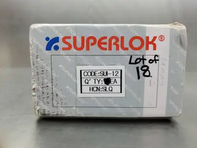 Superlok SUI-12 Tubing Fitting, Lot of 18. 6B-22