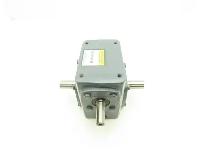 Boston Gear 718-20-H Worm Gearbox 20:1 Reducer 1Hp 88rpm Dual Shaft Output