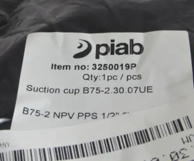 NEW PIAB B75-2.30.07UE SUCTION CUP B7523007UE