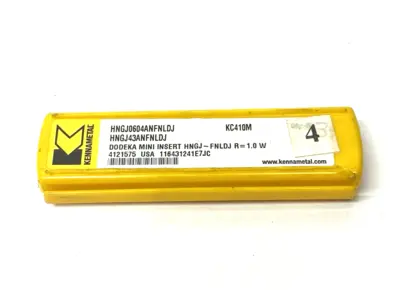 New | in-Stock Kennametal Dodeka™ Mini Carbide Insert HNGJ-LDJ HNGJ0604ANFNLDJ 4-PACK Indexable Insert Michigan US | Maverick Industrial Sales #1391733