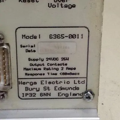 USED HERGA ELECTRIC LTD 6365-0011