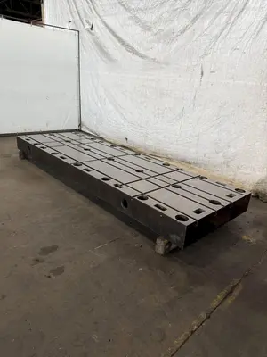 48" X 147" T SLOTTED FLOOR PLATE. STOCK # 1120624