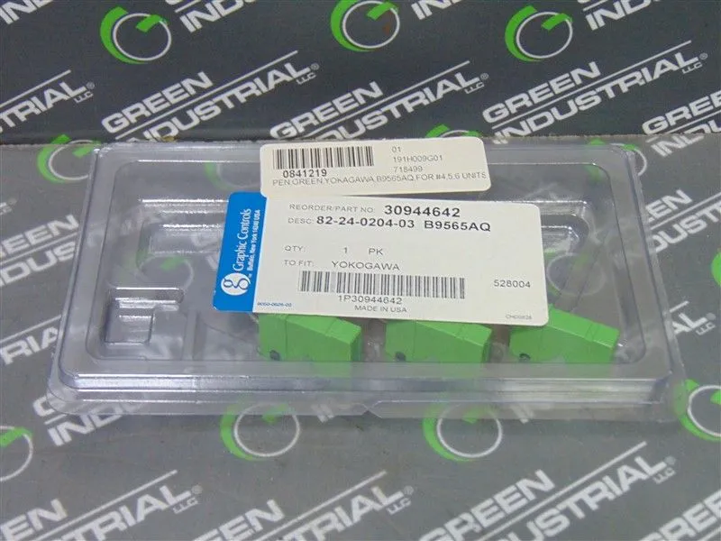 Graphic Controls 82-24-0204-03 B9565AQ Yokogawa Chart Recorder Pen Pack New