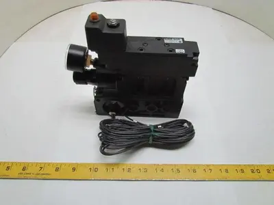 Parker Schrader Bellows AL11323BGW53L6B Pneumatic Valve Regulator 120V Solenoid