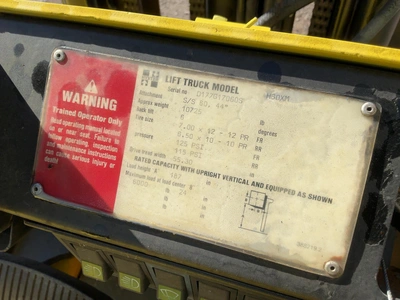 Used HYSTER H60XM DIESEL Internal Combustion Forklifts: Pneumatic Tire Michigan US | Miedema Asset Management Group #1579234