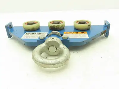 Gorbel Overhead Bridge Crane Tether Trolley 1-Person Fall Protection 310Lb