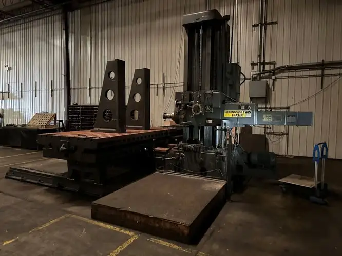 Used 1970 GIDDINGS & LEWIS 70-D5-T Horizontal Table Type Boring Mills Texas US | Sunwest Trading Group #230736