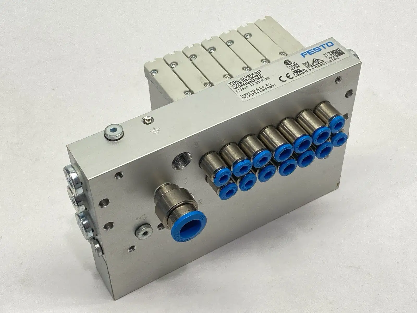 VTUG-10-VRLK-B1T-Q10B-UB-QH4SU-4KQH6JQH6JQH6L, 573606 | Festo VTUG-10-VRLK-B1T-Q10B-UB-QH4SU-4KQH6JQH6JQH6L Valve Terminal 573606 - New Other