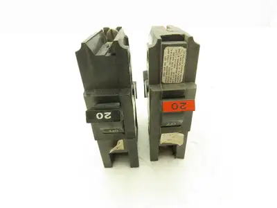 Federal Pacific Circuit Breaker 20 Amp Single Pole 120/240V Lot of 17