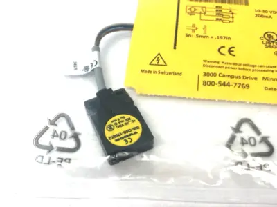 New | in-Stock Turck Inductive Proximity Sensor 5mm Sn NO/NC Proximity Sensors Michigan US | Maverick Industrial Sales #1398820