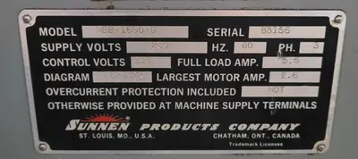 Used SUNNEN MB-1690 Misc Industrial Equipment Kentucky US | Aucto #578089