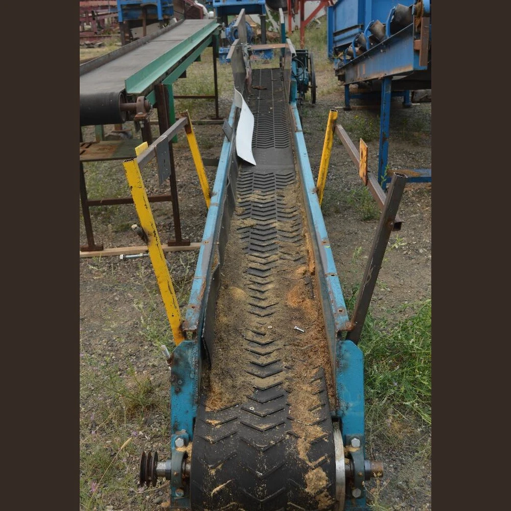 18in Wide x 27ft Long Flat Belt Conveyor