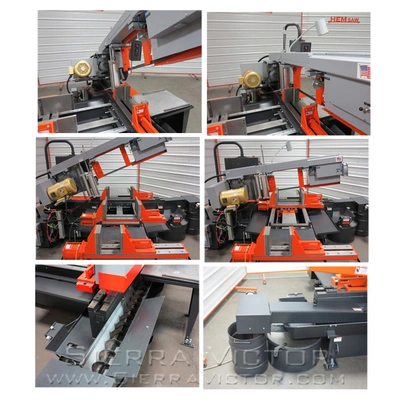 HE&M H105A-C Horizontal Bandsaws Auto | Sierra Victor Industries (7)