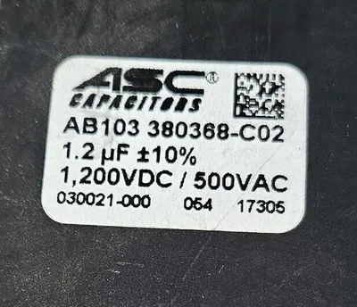 Used ASC _UNKNOWN_ Capacitors South Carolina US | Palmetto Automation #1165884