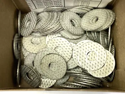 New | in-Stock Thomas & Betts Dragon Tooth Transition Washer 5/16" Dia. Hole LOT OF 100 Hardware Washers Michigan US | Maverick Industrial Sales #1394822