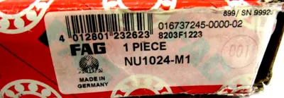 NEW FAG NU1024-M1 CYLINDRICAL ROLLER BEARING NU1024M1