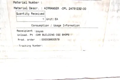 NEW MILLTRONICS 24751232-00 AIRRANGER DPL 2475123200