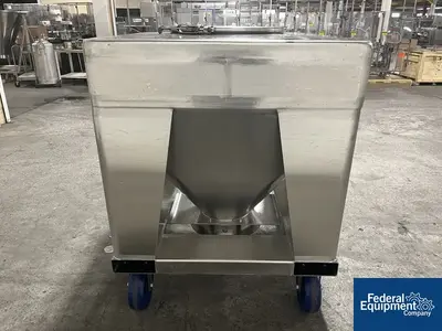 USED TOTE Systems 48" x 42" x 10"  Tote Systems Stainless Steel Transfer Bins