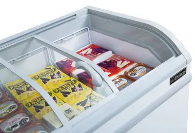 New | in-Stock Dukers New Dukers WD-700Y Commercial Chest Freezer in White 72" Display Freezers Illinois US | Falcon Restaurant Supply #1376326