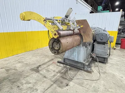 36” YODER RECOILER WITH HYDRAULIC PUSH-OFF & SEPERATION: STOCK  #22954