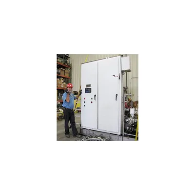 Used Allen-bradley Panelview 550 Cat 2711-b5a15 With Cabinet