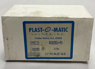 New | in-Stock PLAST-O-MATIC RDV050V-PV Pump & Valve Parts Ohio US | Surplus Asset Holdings #1233691