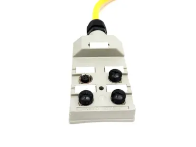 JAC-430-006-C050 | Mencom  4-Port 3-Pin M12 Junction Block 0.5m CABLE - New Other