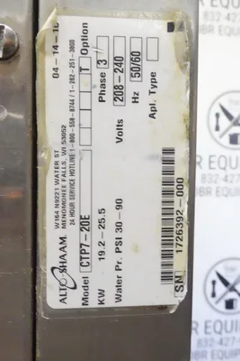 USED Alto-Shaam CTP7-20E