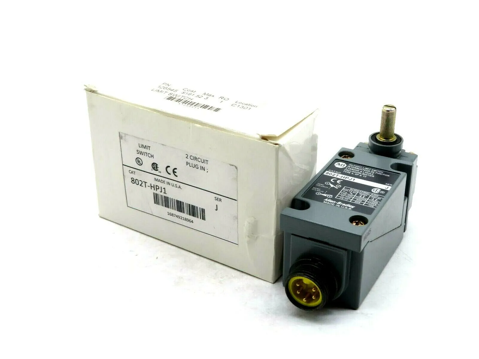 NEW ALLEN BRADLEY 802T-HPJ1 LIMIT SWITCH SERIES J 802THPJ1
