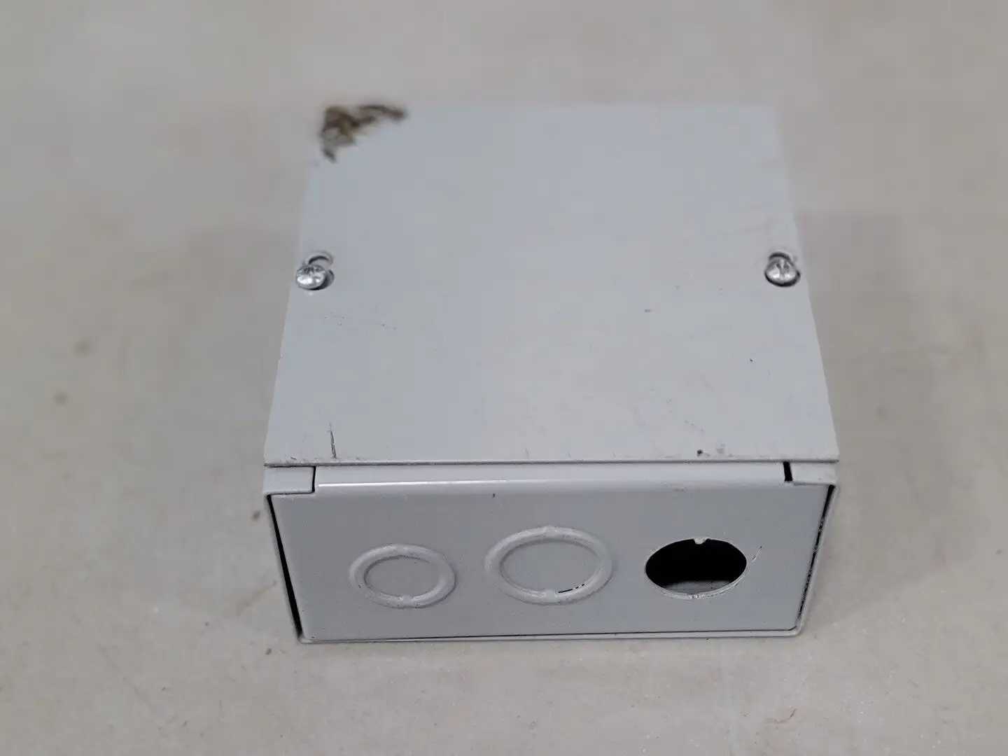 6"x6"x3" Screw Cover Junction Pull Box, 12 Knockouts