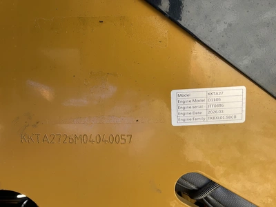 USED 2026 CFG INDUSTRY KKT(A)27 MINI SKID STEER LOADER
