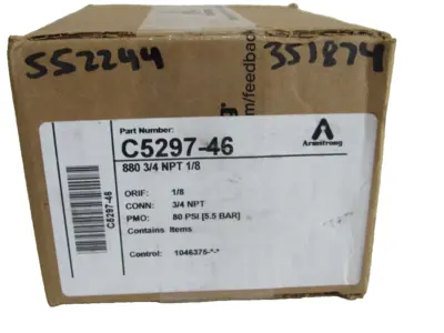 NEW ARMSTRONG C5297-46 STEAMTRAP C529746