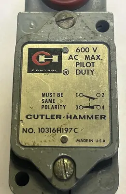 USED CUTLER-HAMMER 10316H197C