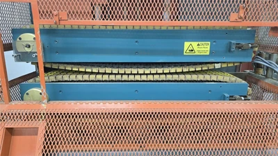 8" x 40" CDS Cleated Two Belt Puller, Model CCH 40-8, 3hp, New in 2005