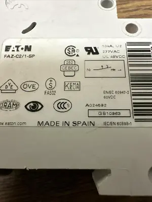 USED EATON FAZ-C2/1-SP