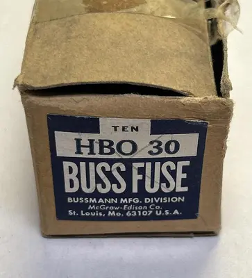 New | in-Stock BUSSMANN HBO30 Miscellaneous Equipment (Electrical & Power) | Surplus Asset Holdings #1199901