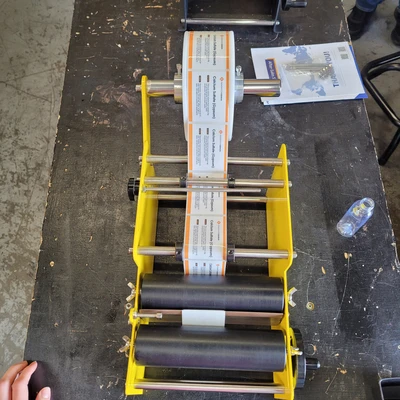 Round Label Machine Manual Table Top