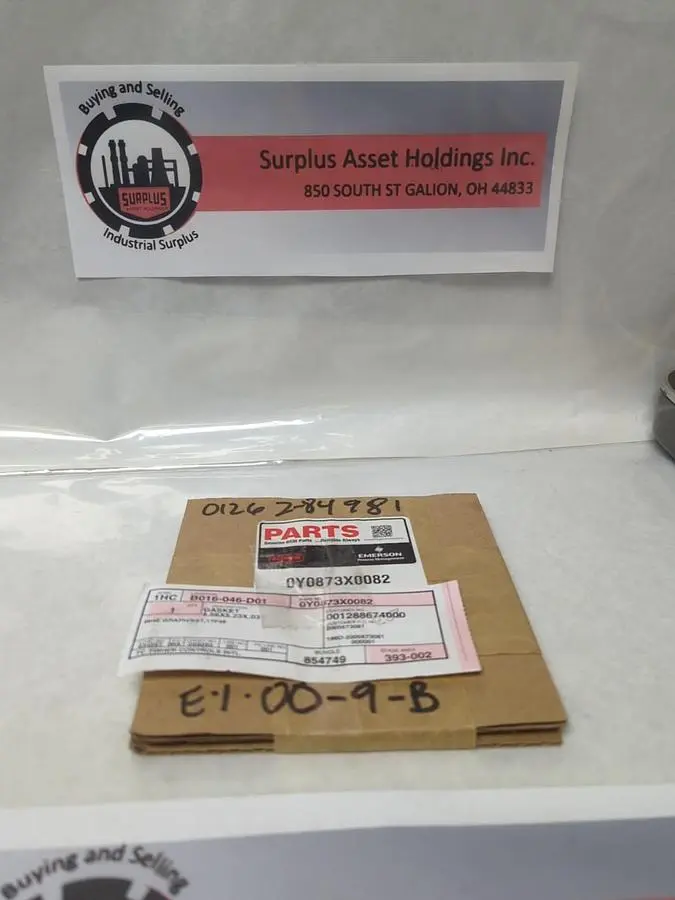 New | in-Stock FISHER 0Y0873X0082 Pump & Valve Parts Ohio US | Surplus Asset Holdings #1239365