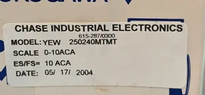 Yokogawa YEW 250240MTMT Amperes Current Transformer (BIN433)