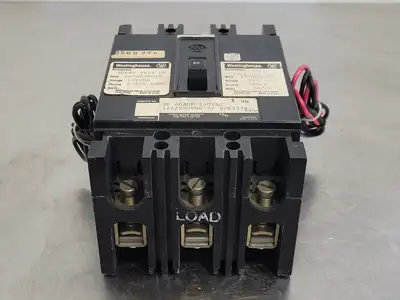 60 Amp, 3 Pole, 240 volts Circuit Breaker w/ Shunt Trip Aux. Switch