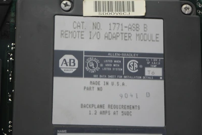 Used Allen-Bradley 1771-0FE2 Misc Electrical & Power Parts California US | Davliegogo LLC #1730879