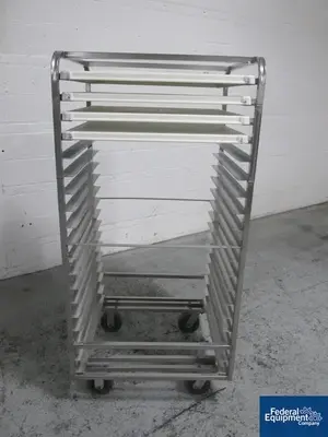 Unknown Plastic Tray Rack, s/s