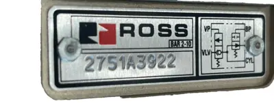 NEW ROSS 2751A3922 3/8 SINGLE PO CHECK W/BLOW DOWN